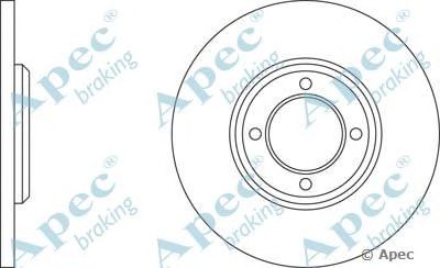 APEC BRAKING dsk264 -  Тормозной диск